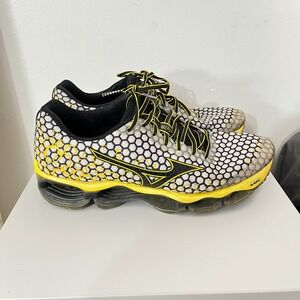 Mizuno Wave Prophecy 3 Running Shoe Yellow Black Silver‎ Honeycomb Size Men's 11